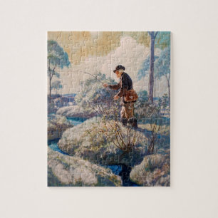 Bert McCorrison by Newell Convers Wyeth Jigsaw Puzzle