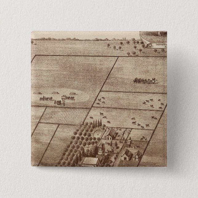 Bertch ranch 15 cm square badge (Front)