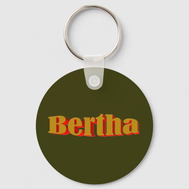 Bertha green key chain (Front)