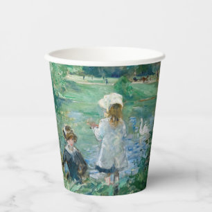 Berthe Morisot - Beside a Lake / Au bord du lac Paper Cups
