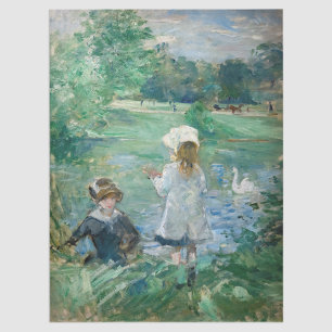 Berthe Morisot - Beside a Lake / Au bord du lac Tissue Paper