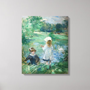 Berthe Morisot - Beside a Lake Canvas Print