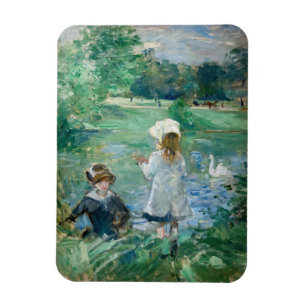 Berthe Morisot - Beside a Lake Magnet
