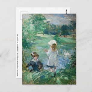 Berthe Morisot - Beside a Lake Postcard
