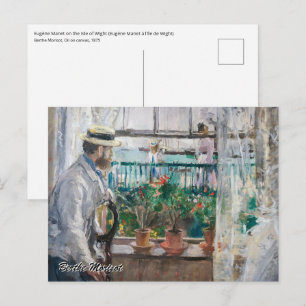 Berthe Morisot - Eugene Manet on the Isle of Wight Postcard