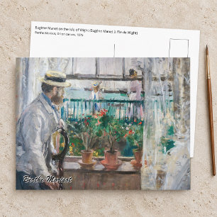 Berthe Morisot - Eugene Manet on the Isle of Wight Postcard