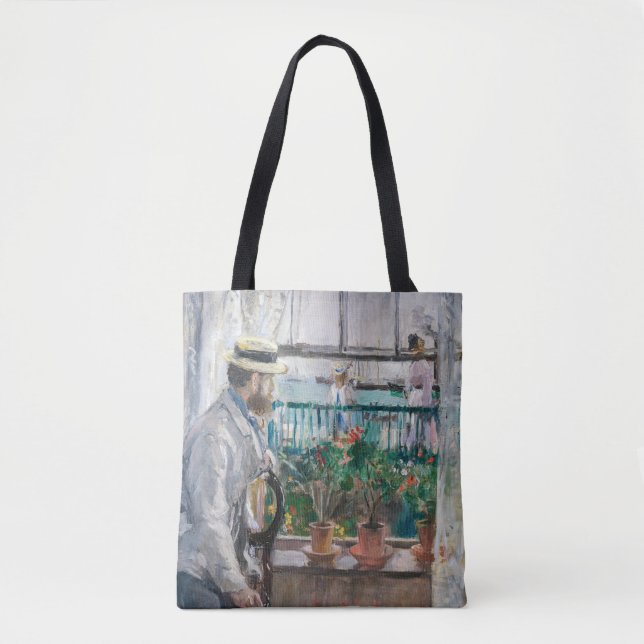 Berthe Morisot - Eugene Manet on the Isle of Wight Tote Bag (Front)