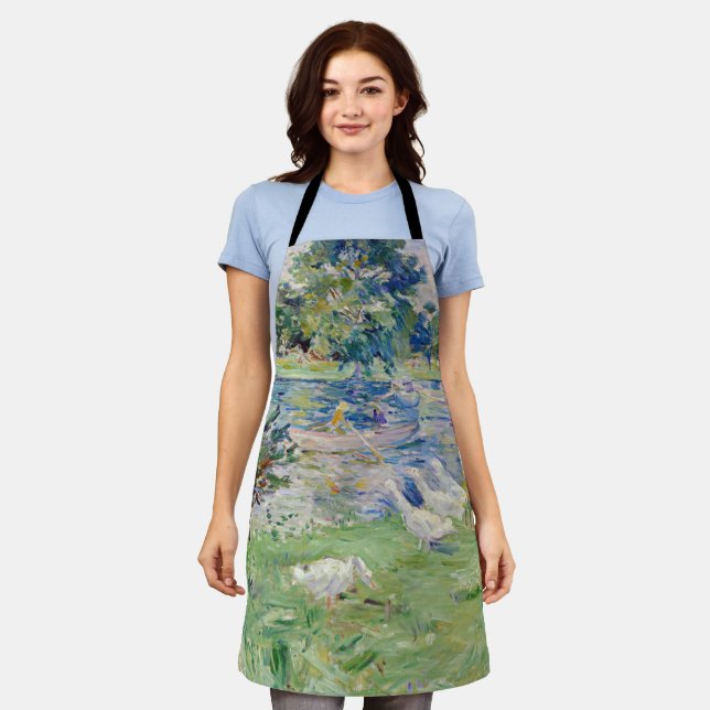 Berthe Morisot - Girl in a Boat with Geese Apron (Worn)