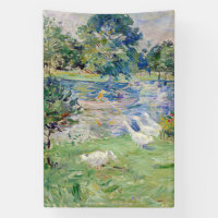 Berthe Morisot - Girl in a Boat with Geese