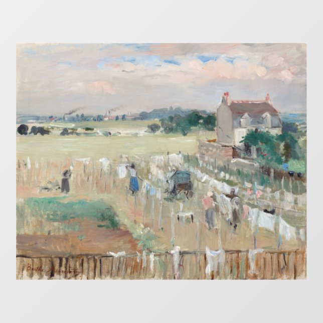Berthe Morisot - Hanging the Laundry out to Dry (Sheet)