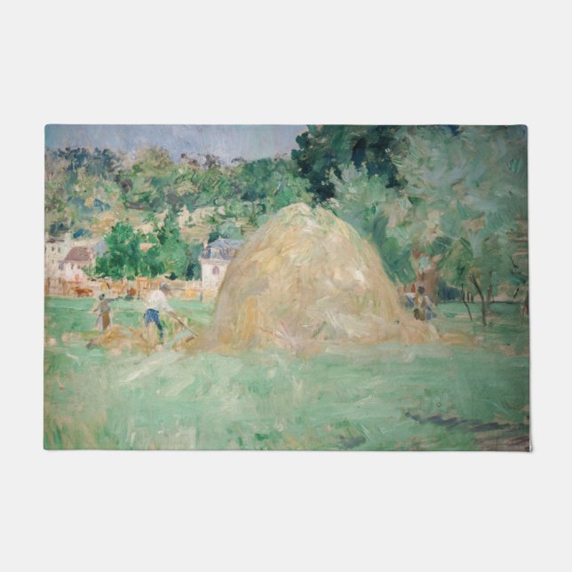 Berthe Morisot - Haystacks at Bougival Doormat (Front)