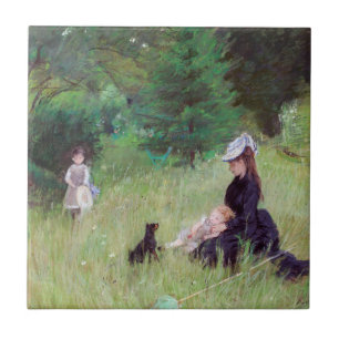 Berthe Morisot - In a Park / Dans le parc Tile