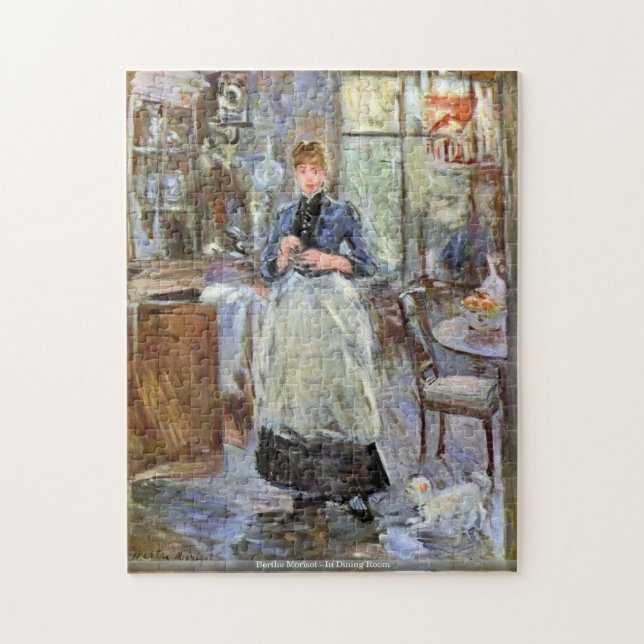 Berthe Morisot - In Dining Room puzzle (Vertical)