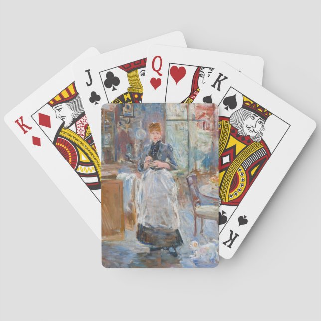 Berthe Morisot - In the Dining Room Playing Cards (Back)