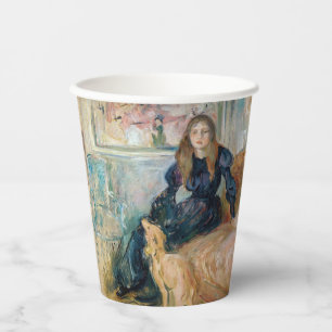 Berthe Morisot - Julie and her Greyhound Laerte Paper Cups