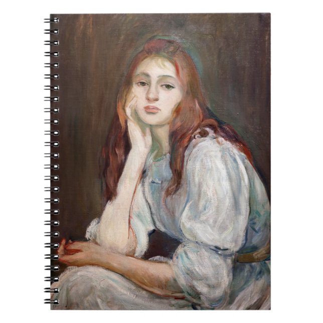 Berthe Morisot - Julie Daydreaming Notebook (Front)