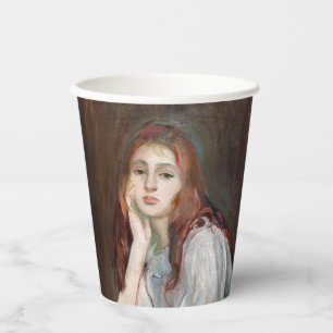 Berthe Morisot - Julie Daydreaming Paper Cups