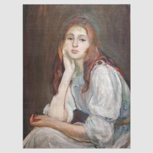 Berthe Morisot - Julie Daydreaming Tissue Paper