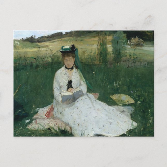 Berthe Morisot - Reading Postcard (Front)