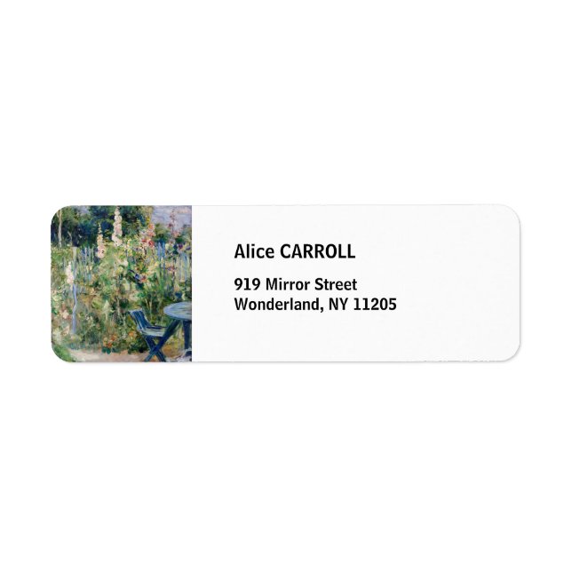 Berthe Morisot - Roses Tremieres (Front)