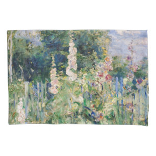 Berthe Morisot - Roses Tremieres / Hollyhocks Pillowcase