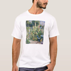 Berthe Morisot - Roses Tremieres / Hollyhocks T-Shirt