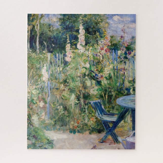 Berthe Morisot - Roses Tremieres Jigsaw Puzzle (Vertical)