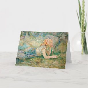 Berthe Morisot - Shepherdess Resting Card