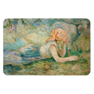 Berthe Morisot - Shepherdess Resting Magnet