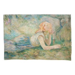 Berthe Morisot - Shepherdess Resting Pillowcase