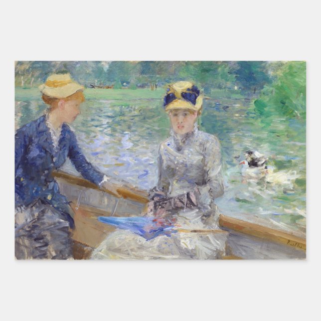 Berthe Morisot - Summer's Day Wrapping Paper Sheet (Front)