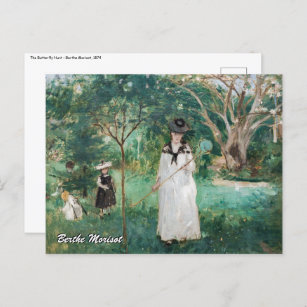 Berthe Morisot - The Butterfly Hunt Postcard