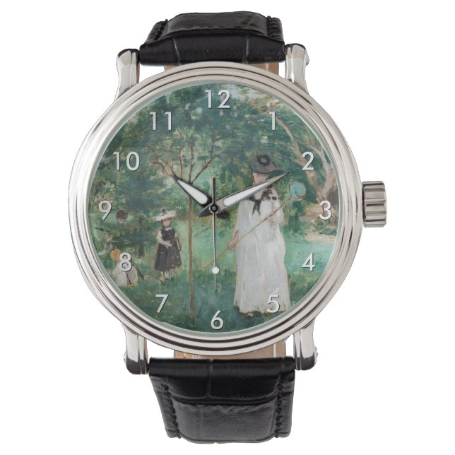 Berthe Morisot - The Butterfly Hunt Watch (Front)