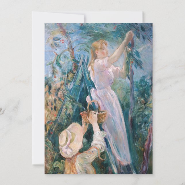 Berthe Morisot - The Cherry Picker Thank You Card (Front)