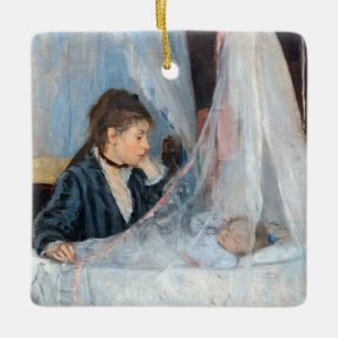 Berthe Morisot - The Cradle / Le Berceau Ceramic Ornament