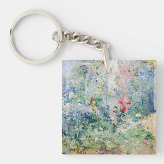 Berthe Morisot - The Garden at Bougival Key Ring (Front)