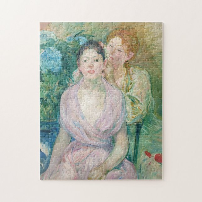 Berthe Morisot - The Horstensia / The Two Sisters Jigsaw Puzzle (Vertical)