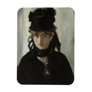Berthe Morisot with a Bouquet of Violets by Manet Magnet
