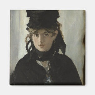 Berthe Morisot with a Bouquet of Violets by Manet Magnet