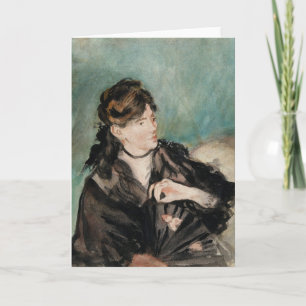 Berthe Morisot with a Fan   Édouard Manet Card