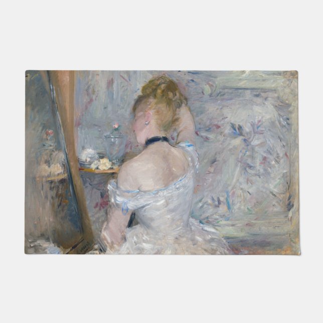 Berthe Morisot - Woman at Her Toilette Doormat (Front)