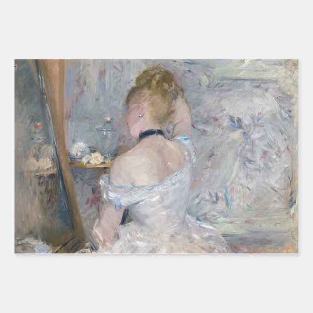 Berthe Morisot - Woman at Her Toilette Wrapping Paper Sheet (Front)