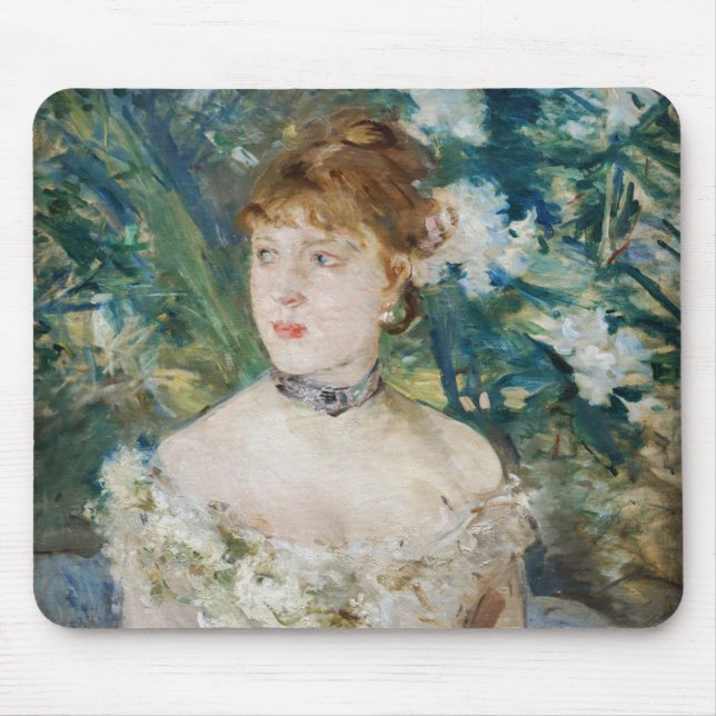 Berthe Morisot - Young Girl in a Ball Gown Mouse Pad (Front)