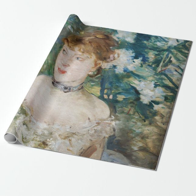 Berthe Morisot - Young Girl in a Ball Gown Wrapping Paper (Unrolled)