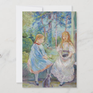 Berthe Morisot - Young Girls at the Window Thank You Card