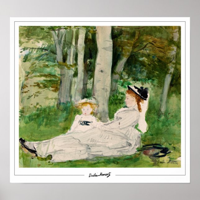 Berthe Morisot Zedign Art Poster #100 (Front)