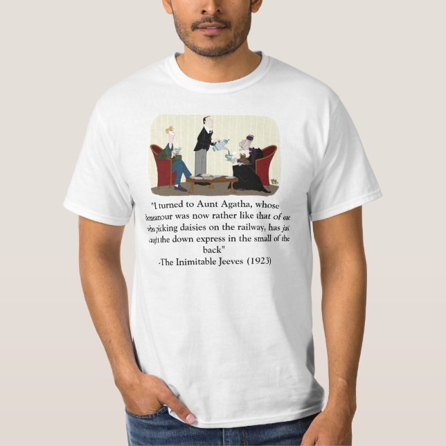 bertie__jeeves_and_aunt_agatha_by_edgar1975-d45... T-Shirt (Front)