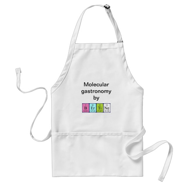 Bertine periodic table name apron (Front)