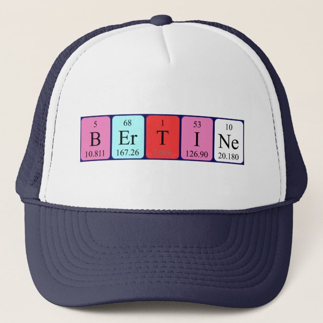 Bertine periodic table name hat (Front)