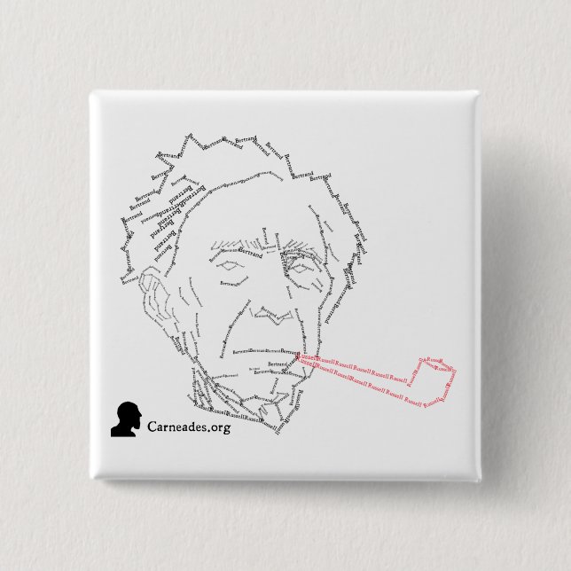 Bertrand Russell Button (Front)